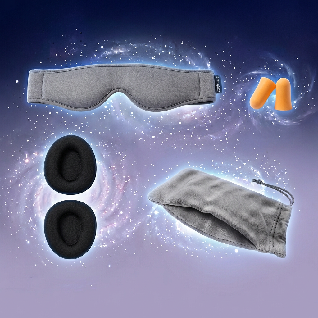 ZeroPressure Sleep Mask – השקט שמכבה את העולם
