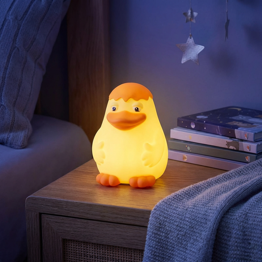 דאקי הברווזון – מנורת לילה רכה ומרגיעה לילדים