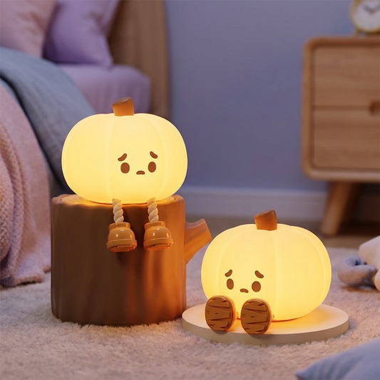 לולי הדלעת – מנורת לילה רכה ומרגיעה לילדים